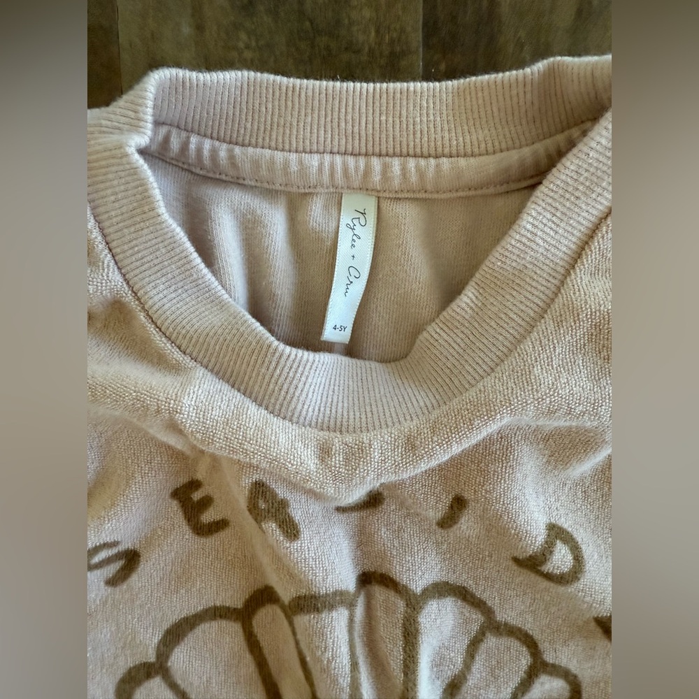 Rylee + Cru - Terry Seaside Shell Sweatshirt - 4-5y - Picture 3 of 3